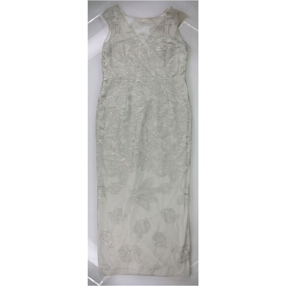 Ralph Lauren Womens Floral Embroidered Gown Dress main image 1